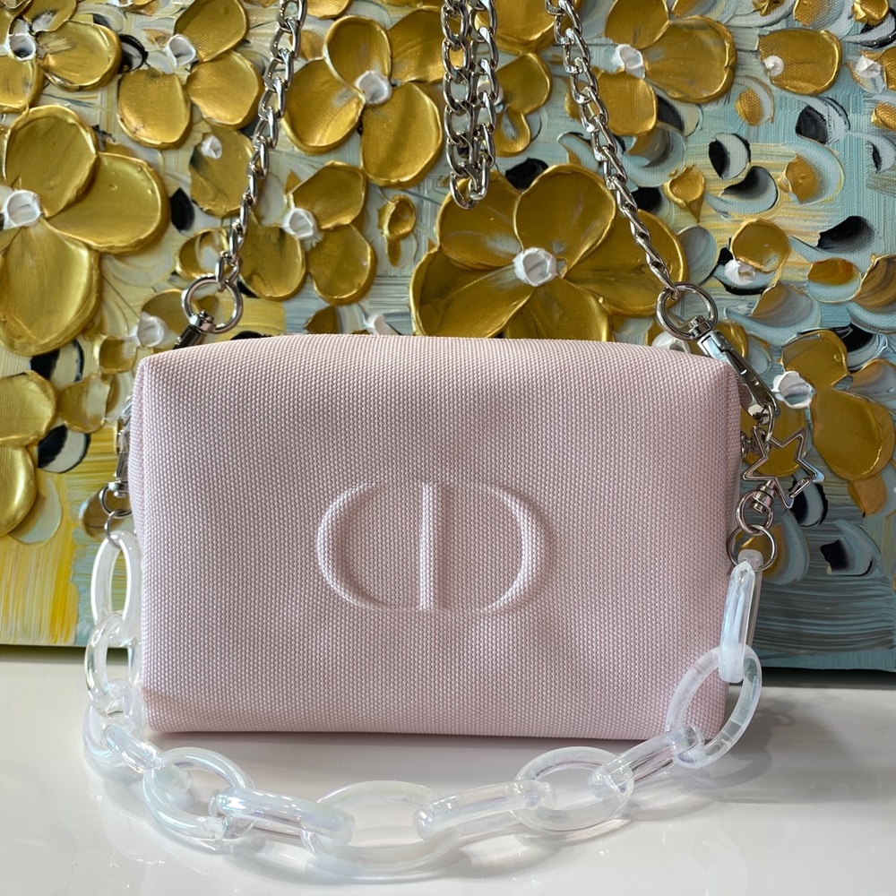 Dior CD Cosmetic Pouch to Crossbody Bag
